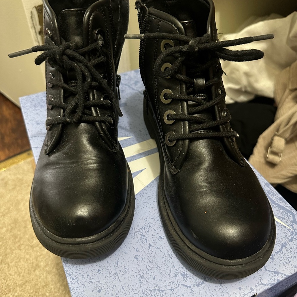 Black Leather Boots